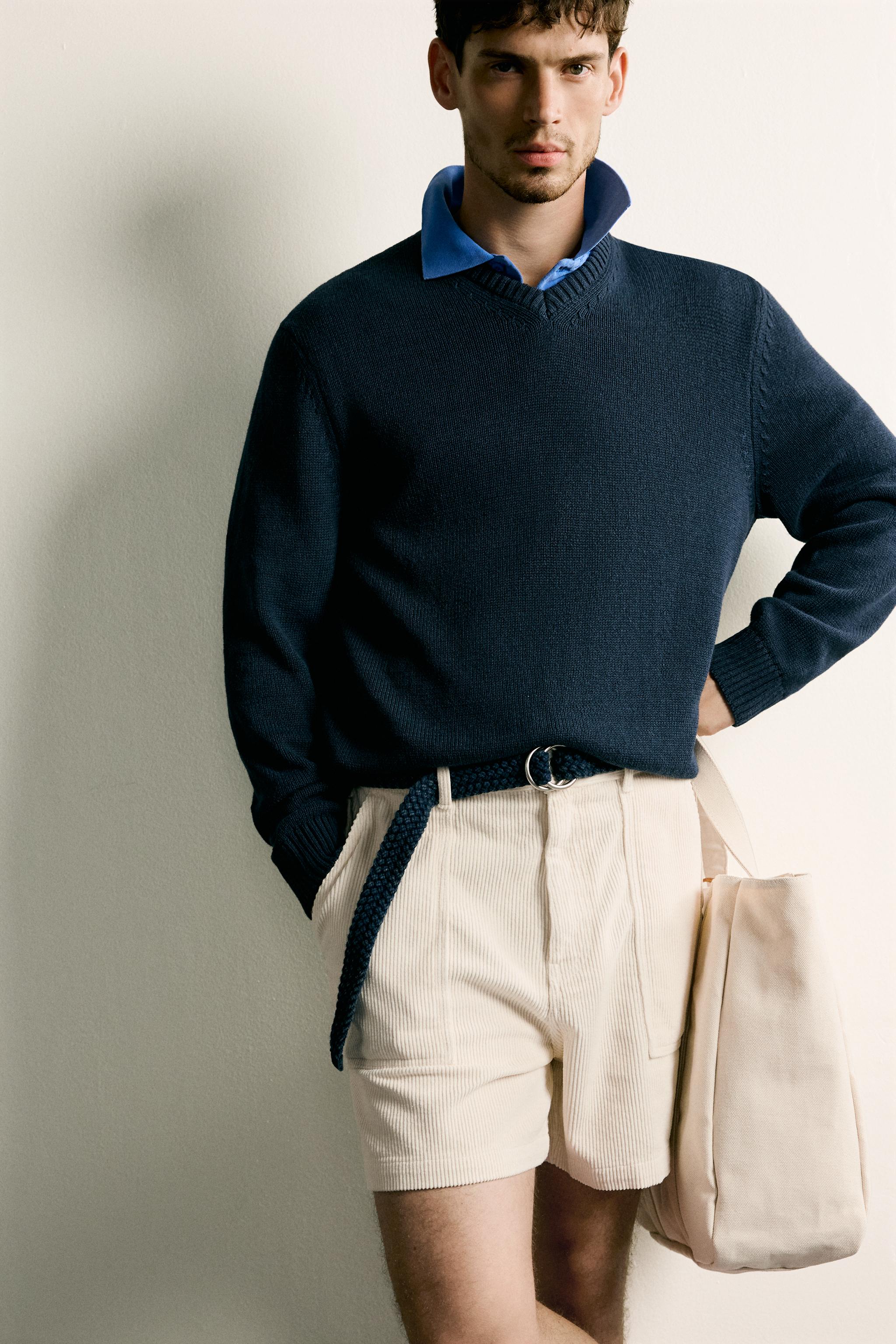REGULAR FIT CORDUROY SHORTS